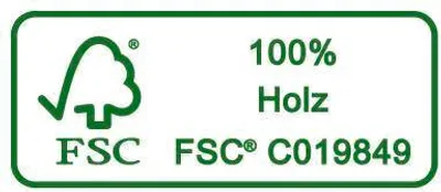 Produktbild von Gardinia Gardinenringe für Ø 25 mm buche cm