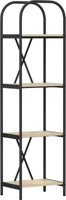 Produktbild von "2026 Aktion"Bücherregal - Bücherschrank/Standregal Langlebiges -  Sonoma-Eiche 40x30x146cm Holzwerkstoff - Bücherregale NeuMöbel207662