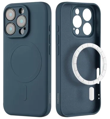 Imagen del producto de Funda de Colores con MagSafe para Apple iPhone 16 Pro Max - Azul oscuro
