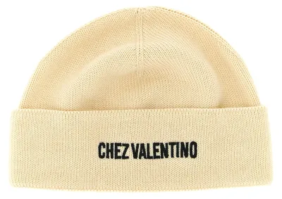 Image de Valentino Garavani bonnet en coton beige