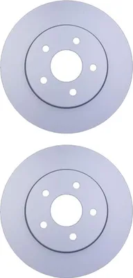 Produktbild von 2 Bremsscheiben voll Ø 63,5 mm 12 mm HELLA passend für u.a. FORD MONDEO