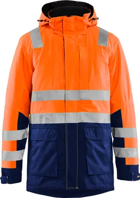 Produktbild von Blakläder Winterparka 4495 1987 in div. Farben, Farbe:high vis rot/schwarz, Größe:M