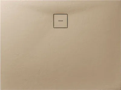 Produktbild von BREUER Duschwanne Mineralguss Modern Line Steinoptik Sandstein 80 x 120 cm