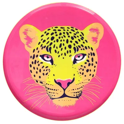 Produktbild von Gift Company Dekotablett Love Trays Leopard Rosa (23cm)
