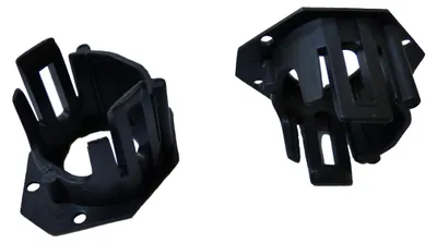 2x PDC Parksensor Halter Kühlergrill mit Wabengitter für Audi A4 8K B8 2011 – Produktansicht