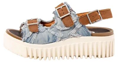 Image de Art Sandales à talons pour Femme 1677S JEANS DENIM-CUERO/BRIGHTON Multicolore