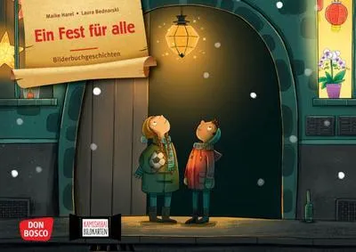 Produktbild von Ein Fest für alle. Schneinachten in der Nachtigallstraße. Kamishibai Bildkartenset