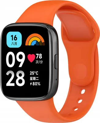 Produktbild von Bizon Armband Watch Dots für Xiaomi Redmi Watch 3 Active, Orange