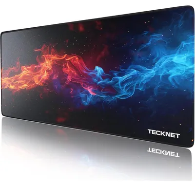 Productafbeelding van Muispad XXL Gaming, hoge snelheid, 900x400mm, vlammotief, 90 x 40 cm