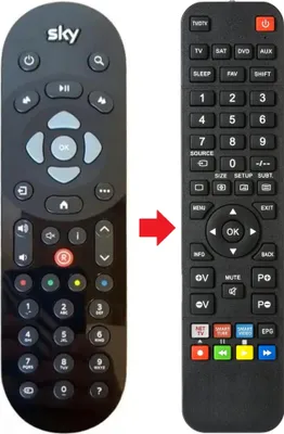 Produktbild von Fernbedienung passend für SKY URC168006-00R0 | URC16800600R0