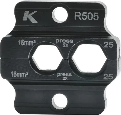 Immagine prodotto di Klauke R504 Presseinsatz K50er 6-16qmmf.Rohrkabelschuhe/Verbinder Normalausf. (R504)