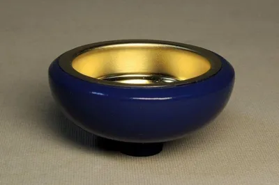 Obrázek produktu pro Svícen na čajovou svíčku modrý 14mm VxŠ= 2,5x4cm NOVINKA