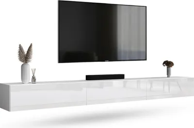 Produktbild von WEST TV Schrank 300 cm Fernsehtisch Sideboard, hängend oder stehend TV Möbel