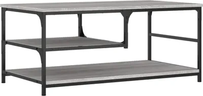 Obrázek produktu pro vidaXL Konferenční stolek Grey Sonoma 90x49x40 cm Dřevěný materiál