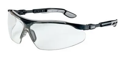 Obrázok produktu pre uvex okuliare s bočnými ramienkami i-vo black/grey, Povrchová úprava:supravision sapphire, Odtieň:PC bezfarebný