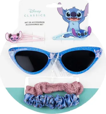 Zdjęcie produktu dla Okulary przeciwsłoneczne dla dzieci Lilo & Stitch - stylowe z pasującymi akcesoriami
