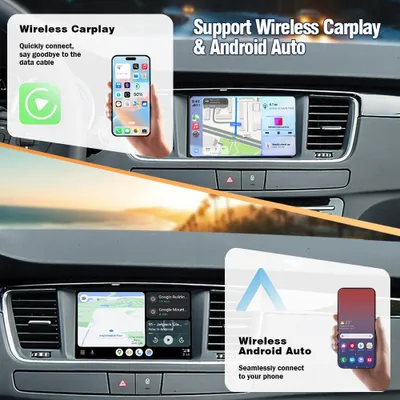 Zdjęcie produktu dla Radio samochodowe RNEG2+ z kamerą - Bezprzewodowe CarPlay i Android Auto
