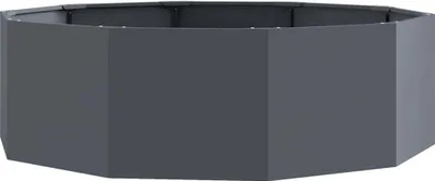 Zdjęcie produktu dla vidaXL Sadzarka antracytowa 120 x 120 x 35 cm stalowa