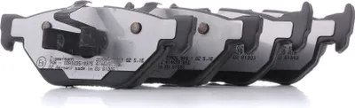 Produktbild von ZIMMERMANN Bremsbeläge Satz Hinten Bremsklötze für BMW 3 Touring (E91) 23926.970.1