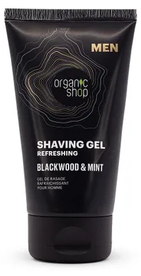 ŻEL DO GOLENIA DLA MĘŻCZYZN EKSTRAKT Z KORY DĘBU I MIĘTA 150 ml - ORGANIC SHOP