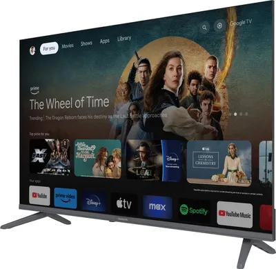 Zdjęcie produktu dla Aiwa 43GO70804UHD, 109,2 cm (43"), 3840 x 2160 px, LED, Smart TV, Wi-Fi, Czarny, Chrom