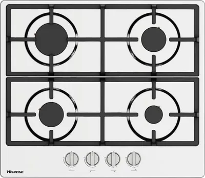 Produktbild von Hisense GM643XHFCI Kochfeld Edelstahl Integriert 60 cm Gaskochfeld 4 Zone(n)