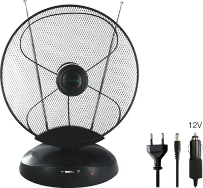 Obrázok produktu pre Evolveo Xany 4 LTE, Vnútorný, Čierna, 1,5 m, 50 dBi, DVB-T, DVB-T2, IEC