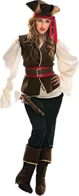 Image de Costume Maman Pirate Pour Femme Marron M-L Marron M-L