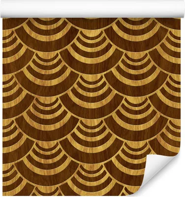 Produktbild von 10m VLIES TAPETE Rolle Holzoptik Vintage Stil abstrakte Wellen Wohnzimmer Schlafzimmer 6498