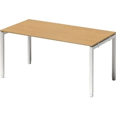 Zdjęcie produktu dla Biurko Cito | podstawa w kształcie litery U z regulacją wysokości, szerokość 1600 mm, głębokość 800 mm