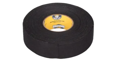 Image de Lot de 4 rubans adhésifs textiles pour hockey, couleur noire, 24 cm