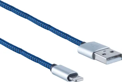 Obrázok produktu pre shiverpeaks BS14-50022, 2 m, Lightning, USB A, Samec, Samec, Modrá