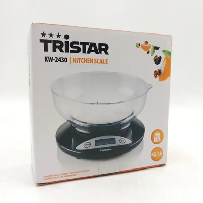 Produktbild von TriStar Küchenwaage KW-2430, LCD, Schwarz, 650 g