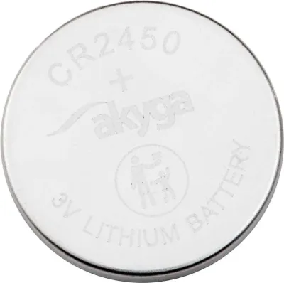 Produktbild von Lithium-Batterie CR2450 Akyga AKY1087 3V / 600mAh