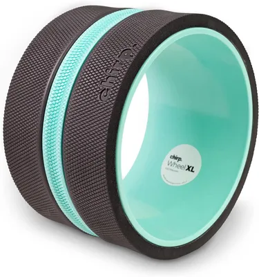 Productafbeelding van Wheel XL Foam Roller: Grotere, comfortabelere massage roller, rek- en ontspanningsapparaat, verhoogde stabiliteit, bescherming van de ruggengraat, 10 inch