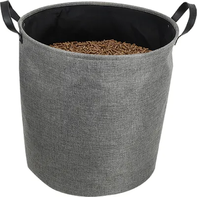 Immagine prodotto di EDA 010488 G/NO Sacco per pellet in feltro EDA, 60 litri, grigio scuro