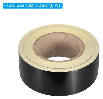 Produktbild von Reflektierendes Band, 1 Rolle 45,7 Meter x 5 cm Wasserdichtes Klebeband mit hoher Sichtbarkeit Vorsicht Warnung Sicherheitsband Reflektor fš¹r Lastwagen Anh?nger Autos, Schwarz