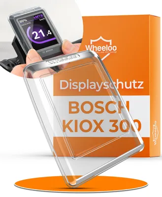 Produktbild von WHEELOO Bosch Kiox 300 Schutzhülle I Displayschutz für Ebike I transparent & wasserabweisend I E Bike Display Schutz Zubehör E-Bike