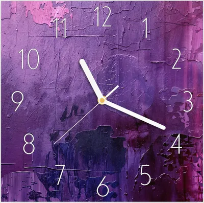 Produktbild von Wanduhr aus Glas mit Motiv Abstrakte Textur- 30 x 30 cm - inkl. Aufhängesystem