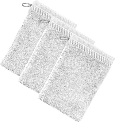Produktbild von Möve Waschhandschuh Superwuschel" 3er-Pack weiß 15x20 cm"