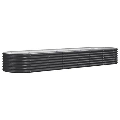 Zdjęcie produktu dla VIDAXL -Planungsbox 296x80x36 cm Pulver -beschichteter Stahl -Anthrazit -Verschärfen