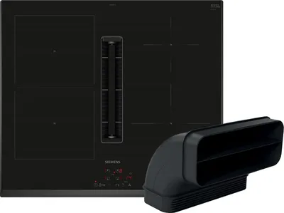 Produktbild von Siemens iQ300 ED651BGA7, Schwarz, Integriert, 60 cm, Zonen-Induktionskochfeld, Glaskeramik, 4 Zone(n)