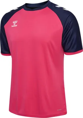 Produktbild von Hummel Match League Trikot Kurzarm Herren - Raspberry / Marine | Größe: 2XL