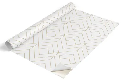 Obrázek produktu pro Fólie na nábytek Tulup – samolepicí fólie na nábytek – samolepicí fólie 75 x 150 cm – fólie na skříně – fólie na nábytek – fólie do kuchyně – voděodolná – omyvatelná – samolepicí – bez vzduchových bublin – geometrický vzor