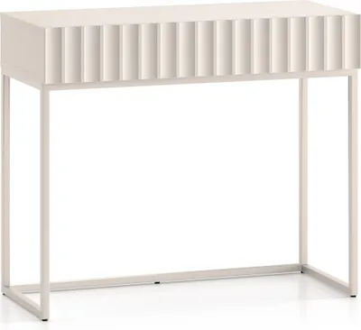 Produktbild von Selsey Derriva - Schminktisch mit Schublade, hellbeige, 91 cm