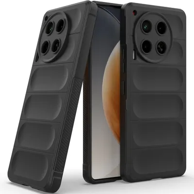Produktbild von Handyhülle für Tecno Camon 30 4G Weich TPU Silikon Stossfest Anti-rutsch Hülle Schwarz