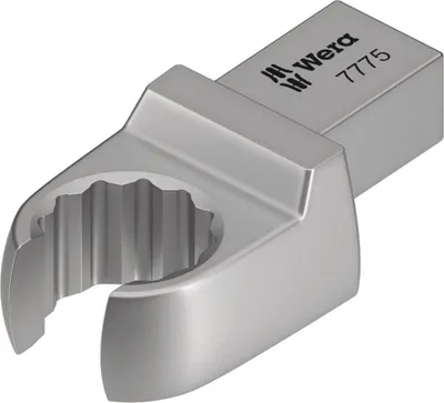 Produktbild von Wera 05078655001 7775 Einsteck-Ringschlüssel offen SW 17 mm