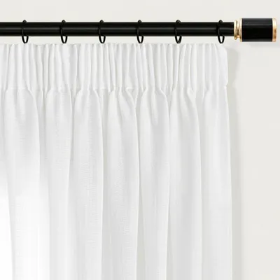 Immagine prodotto di Tende semitrasparenti bianche in lino, 140x225 cm (confezione da 2)