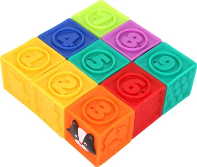Productafbeelding van Bouwstenen voor de verbeelding, niet-giftige kinderspeelgoedblokken, ideaal voor kleine kinderhandjes