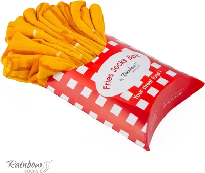 Obrázok produktu pre Ponožky s motívom hranolčekov, EU 41-46
